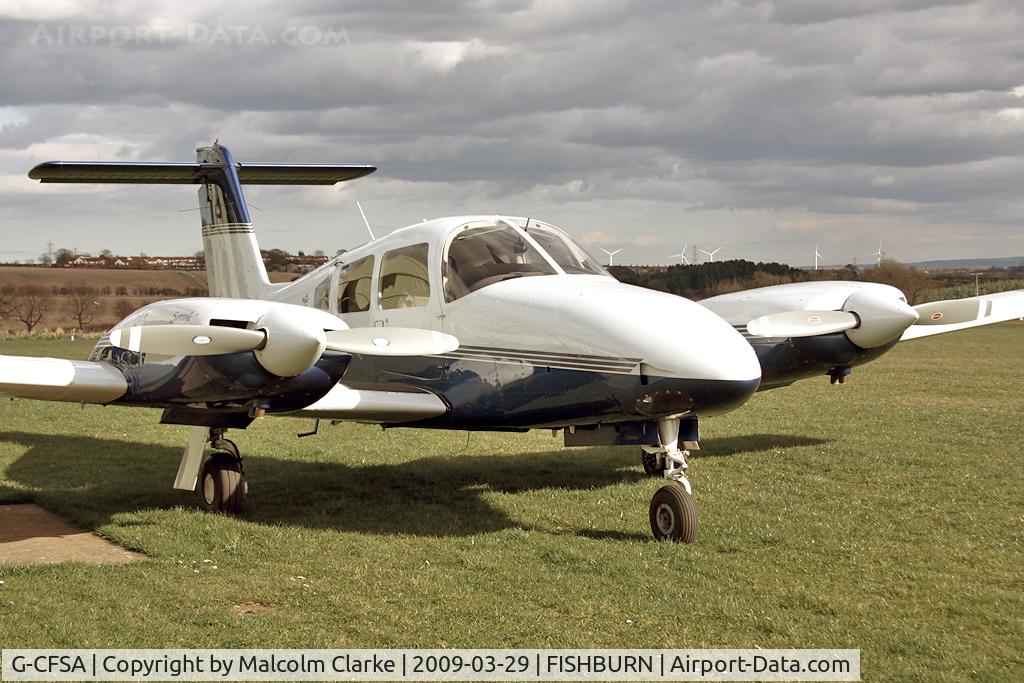 G-CFSA, 2003 Piper PA-44-180 Seminole C/N 4496170, Piper PA-44-180 Seminole at Fishburn Airfield, UK in 2009.