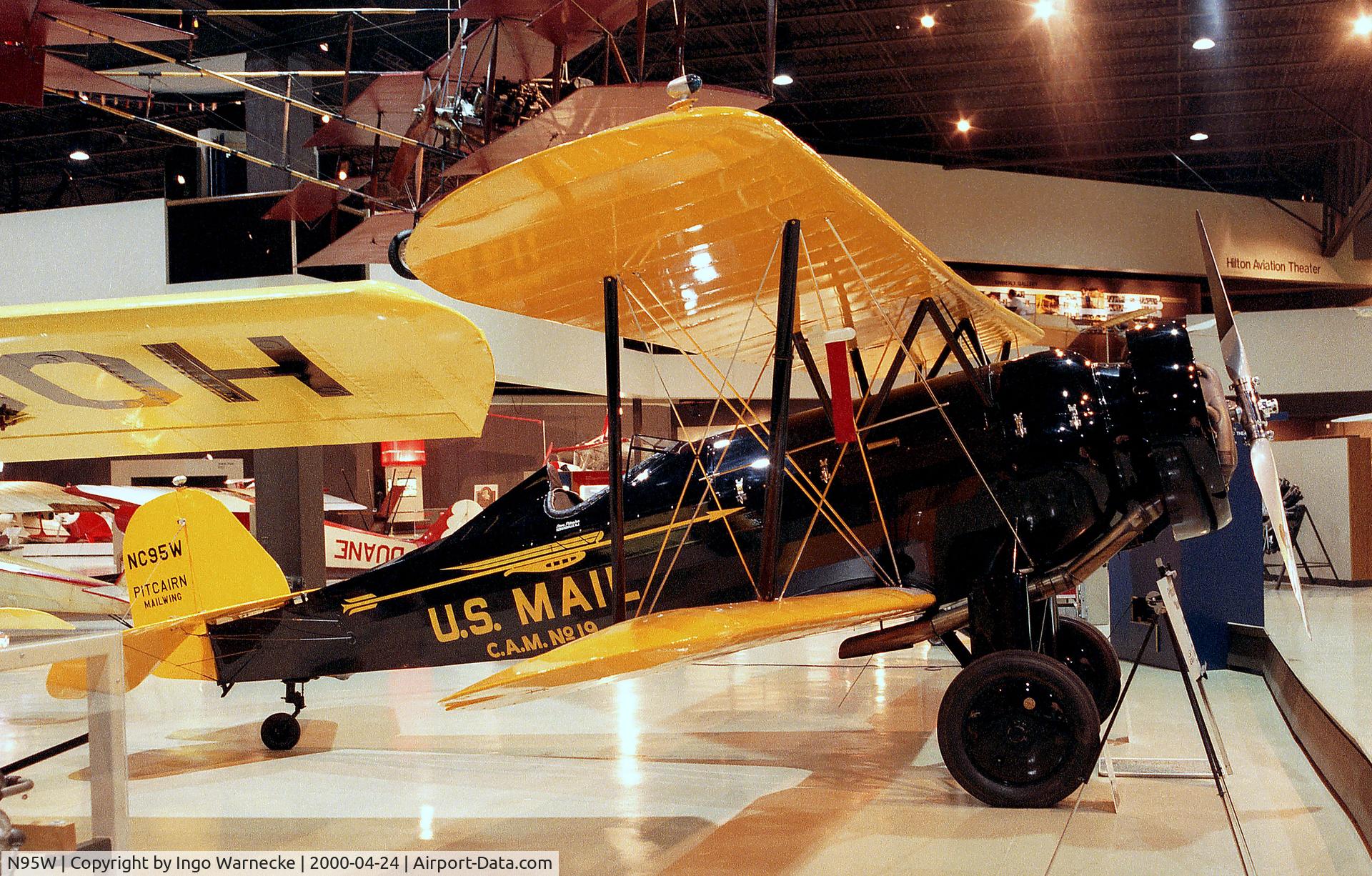 N95W, 1930 Pitcairn PA-7 Super Mailwing C/N 147, Pitcairn PA-7 Super Mailwing at the EAA-Museum, Oshkosh WI