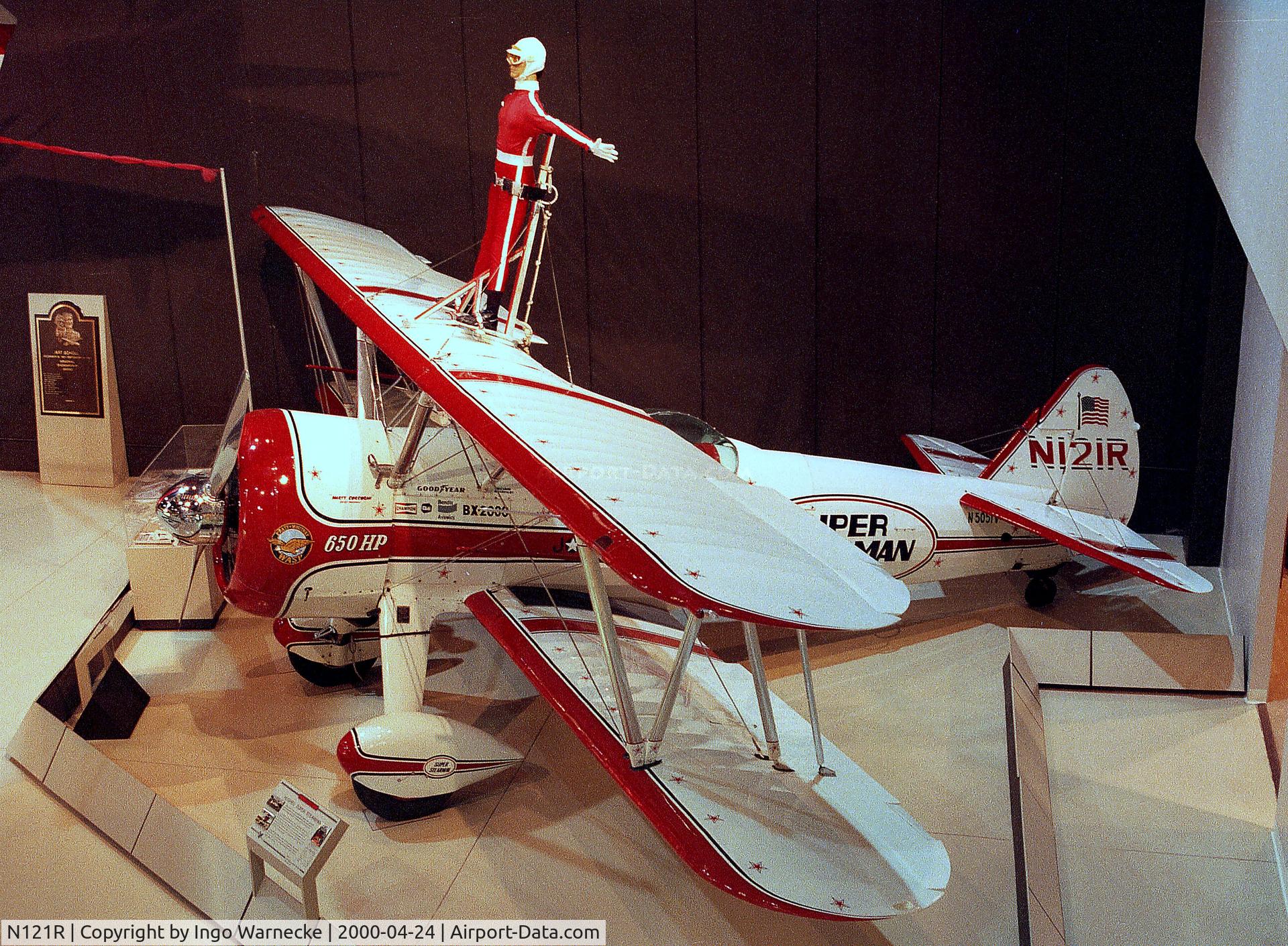 N121R, 1943 Boeing PT-13D Kaydet (E75) C/N 75-5510, Stearman (Boeing) PT-13D at the EAA-Museum, Oshkosh WI