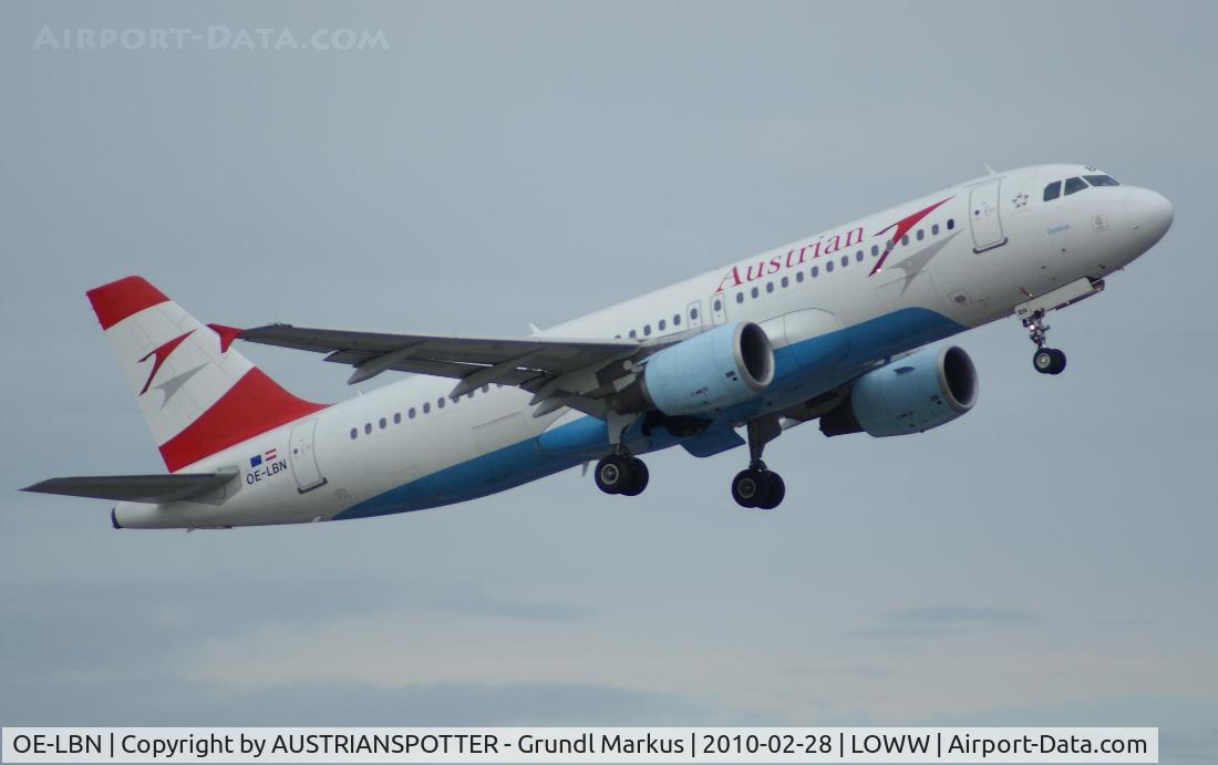 OE-LBN, 1997 Airbus A320-214 C/N 768, Austrian Airlines