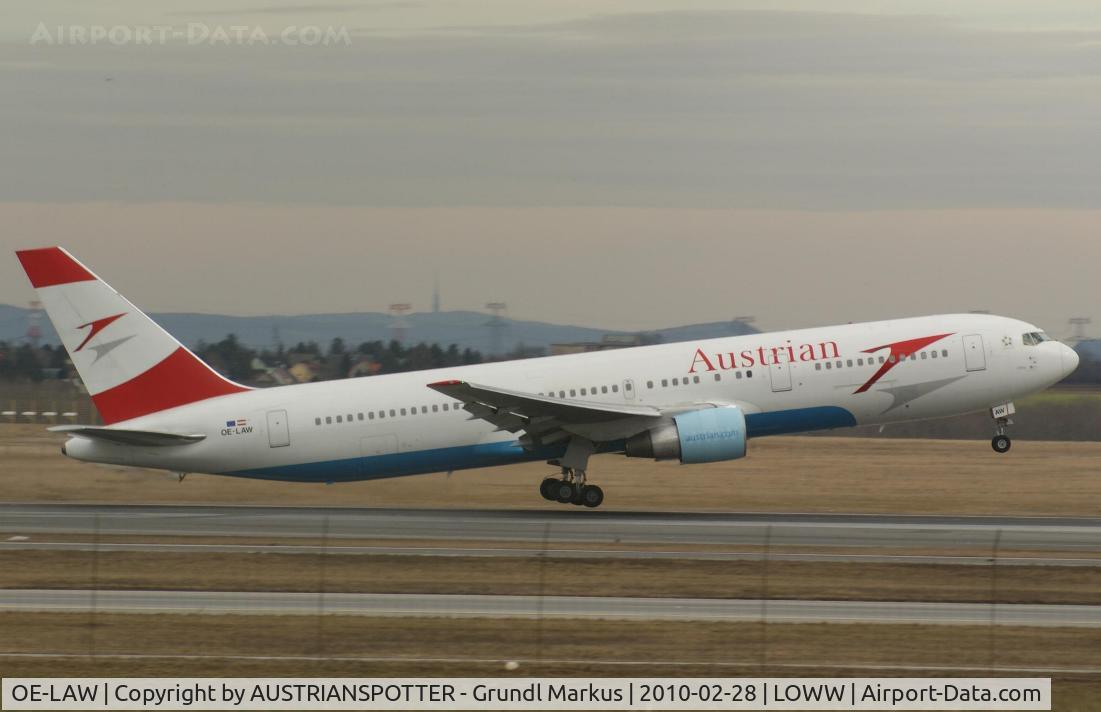 OE-LAW, 1992 Boeing 767-3Z9/ER C/N 26417, Austrian Airlines