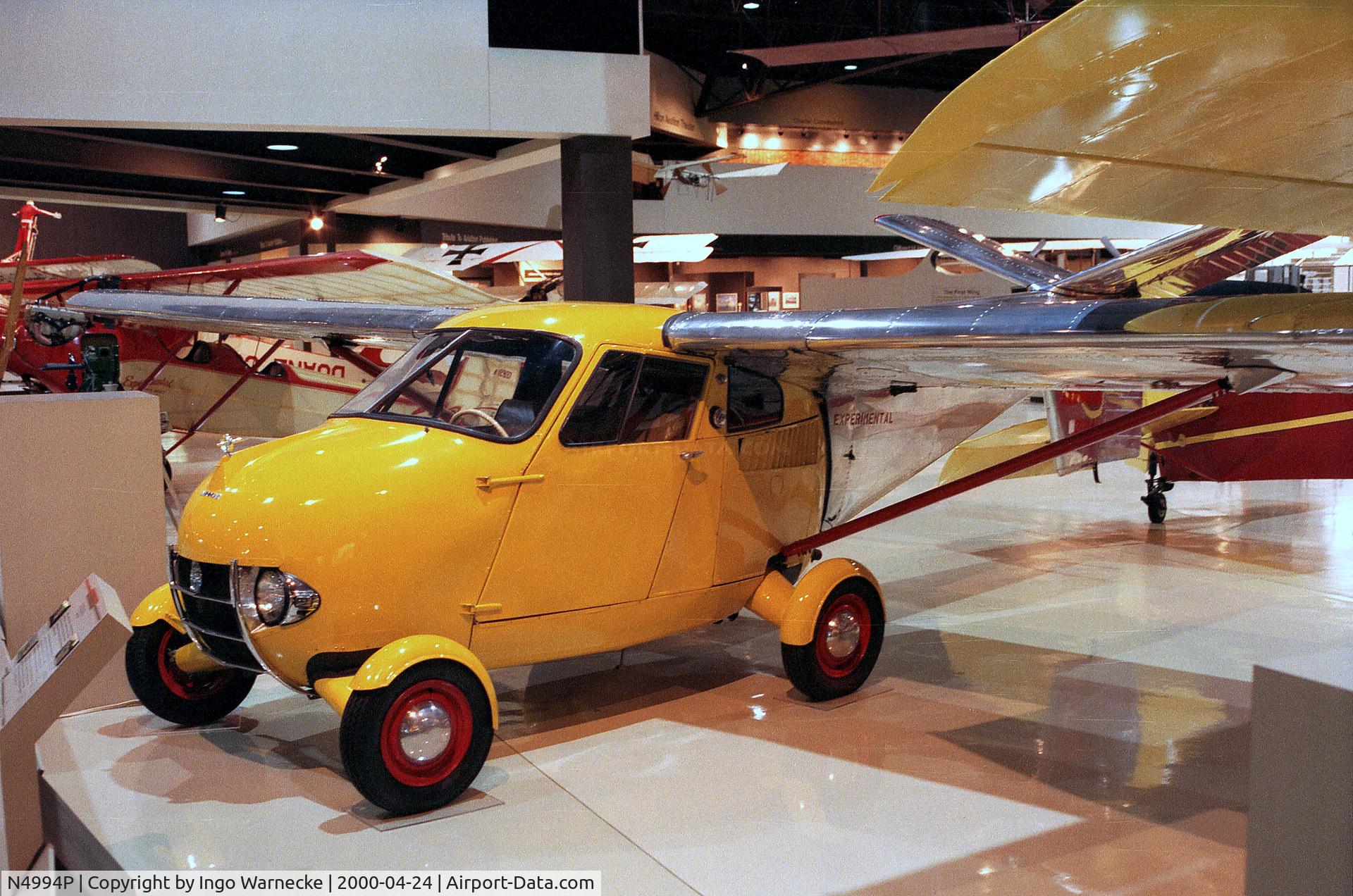 N4994P, 1949 Taylor Aerocar C/N 1, Taylor Aerocar One (marked as N31214) at the EAA-Museum, Oshkosh WI