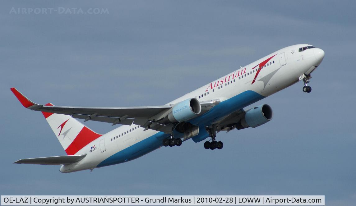 OE-LAZ, 1999 Boeing 767-3Z9 C/N 30331, Austrian Airlines