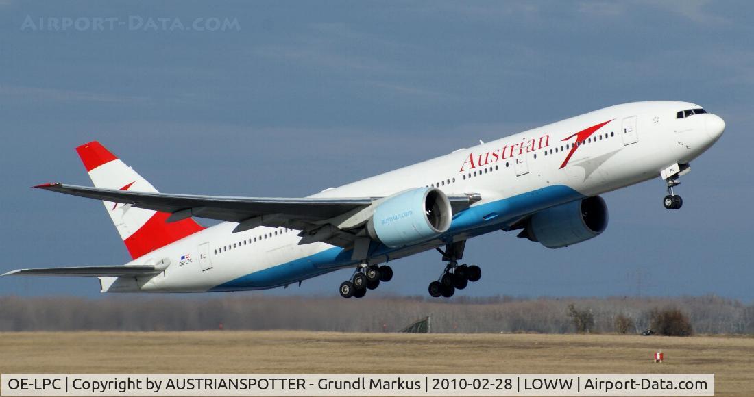 OE-LPC, 2002 Boeing 777-2Z9/ER C/N 29313, Austrian Airlines