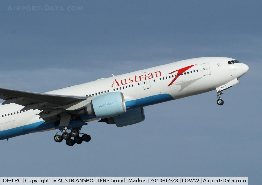 OE-LPC, 2002 Boeing 777-2Z9/ER C/N 29313, Austrian Airlines