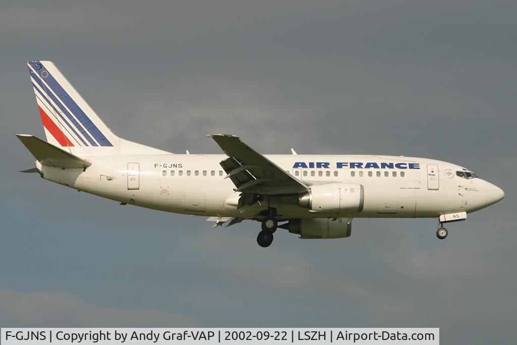 F-GJNS, 1998 Boeing 737-53S C/N 29073, Air France 737-500