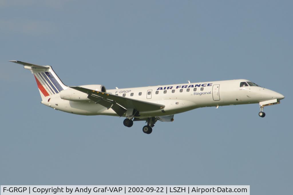 F-GRGP, 1999 Embraer ERJ-135ER (EMB-135ER) C/N 145188, Air France EMB135