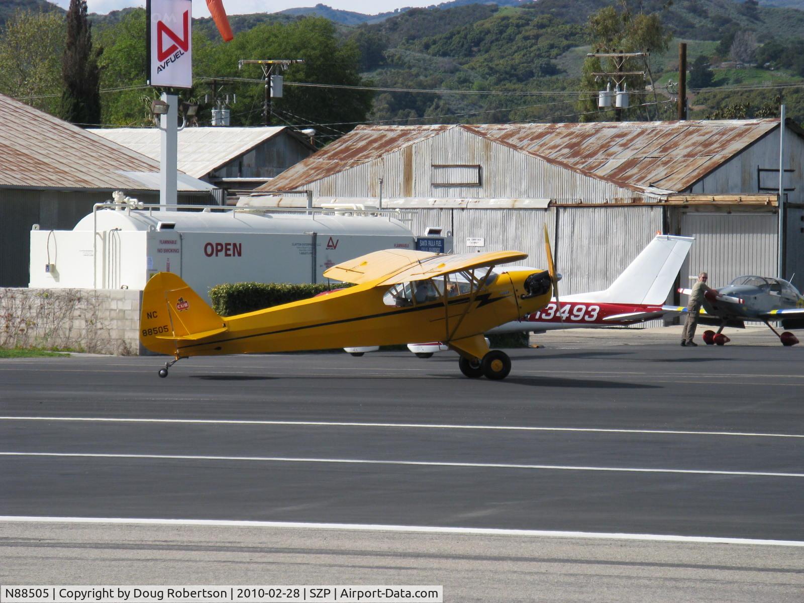 N88505, Piper J3C-65 Cub Cub C/N 16129, Piper J3C-65 CUB, Continental C65 65 Hp