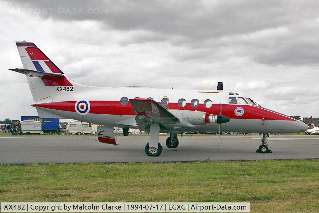 XX482, 1974 Scottish Aviation HP-137 Jetstream T.1 C/N 263, Scottish Aviation HP-137 Jetstream T1. Flown by the RAF No 6 FTS/45(R) Sqn based at Finningley at RAF Waddington's Photocall 94.