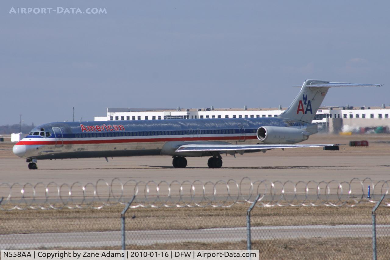 N558AA, 1991 McDonnell Douglas MD-82 (DC-9-82) C/N 53088, American Airlines at DFW