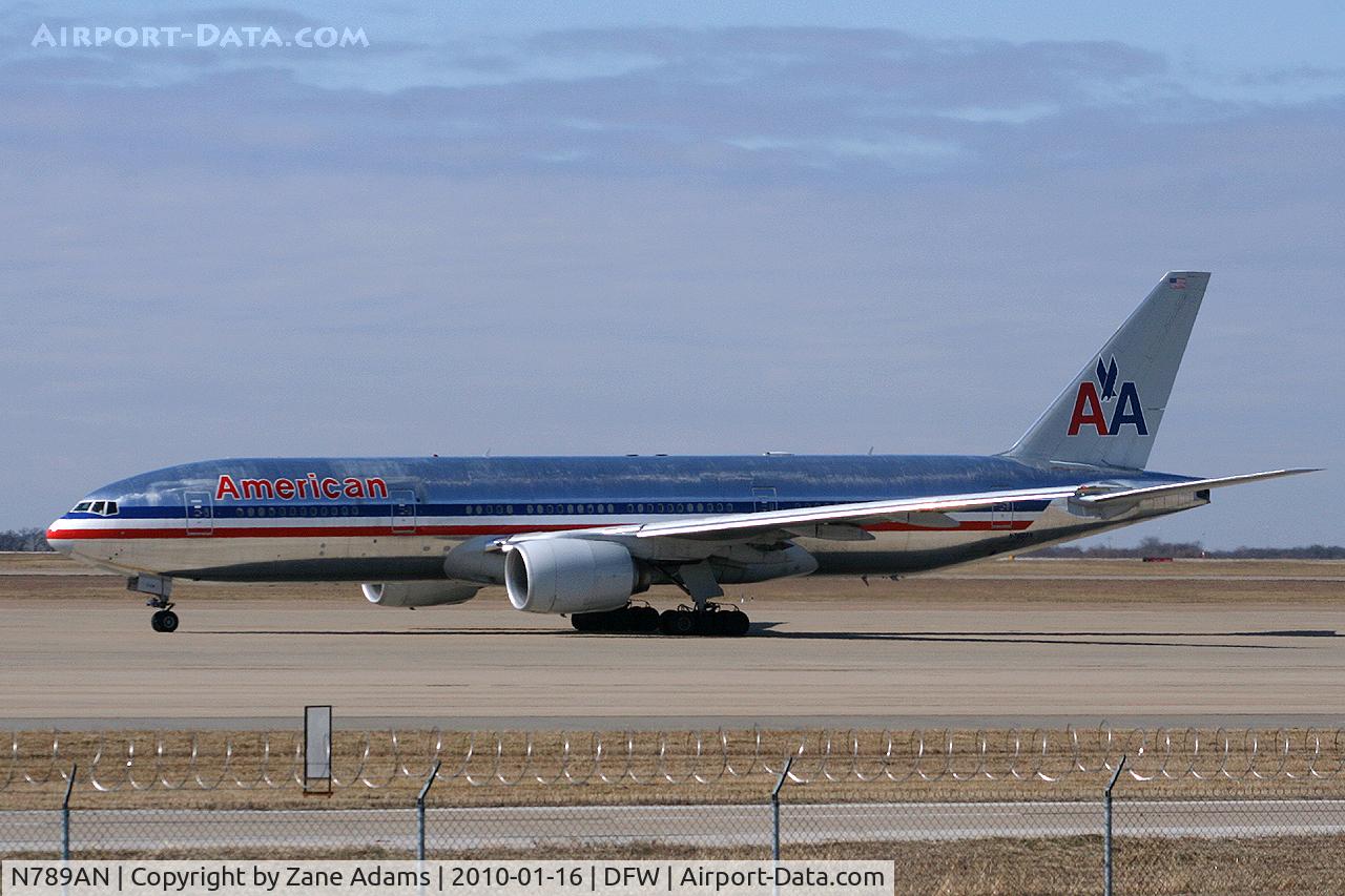 N789AN, 2000 Boeing 777-223 C/N 30252, American Airlines at DFW