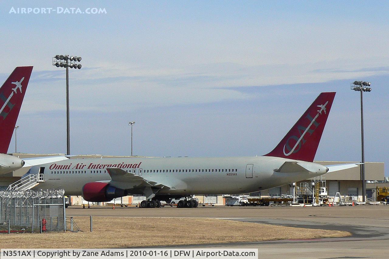 N351AX, 1995 Boeing 767-33A C/N 27908, Omni Air International at DFW