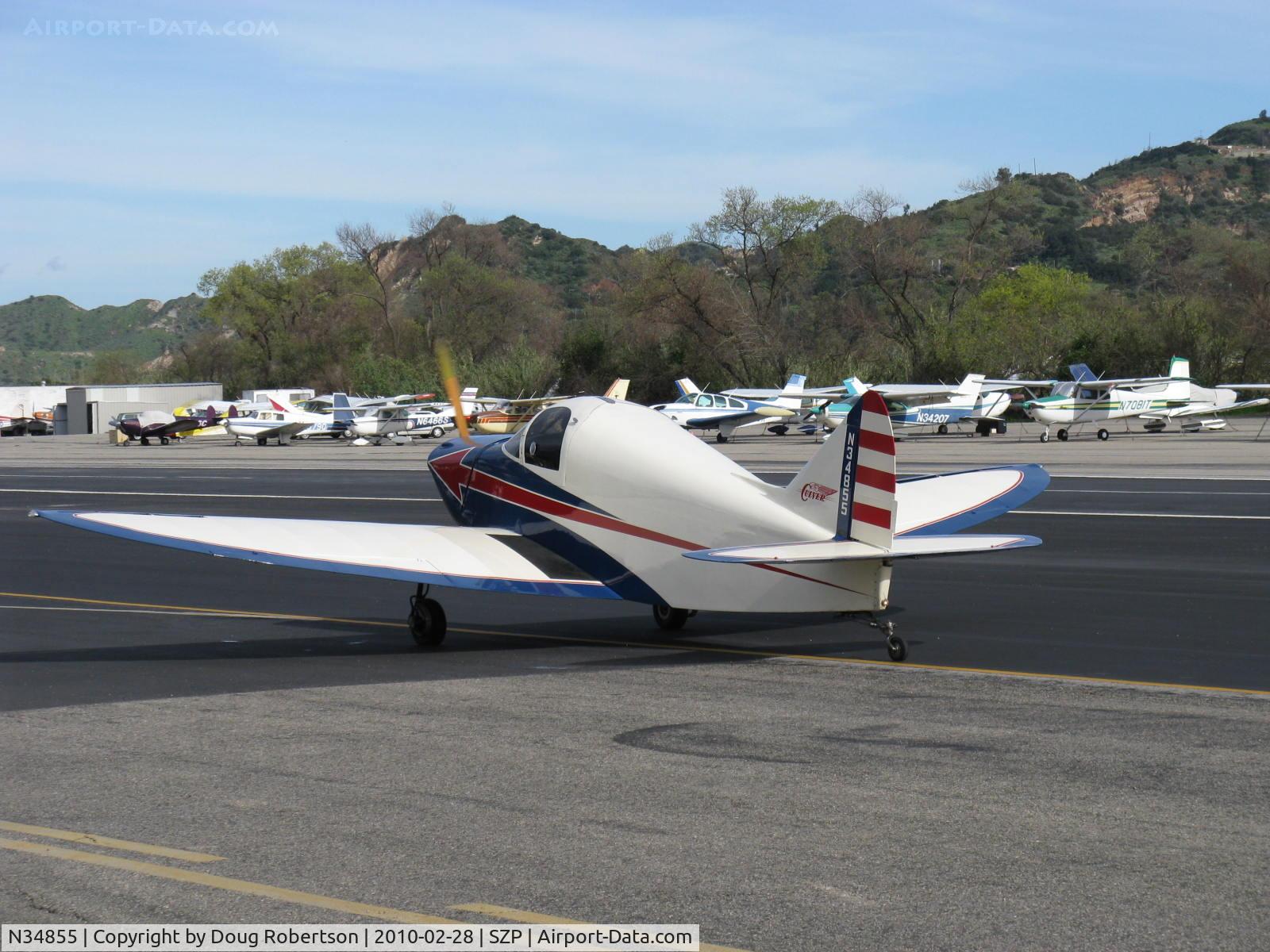 N34855, 1941 Superior Culver LFA C/N 265, 1941 Superior CULVER LFA CADET, Franklin 4AC199D&E 80 Hp, taxi