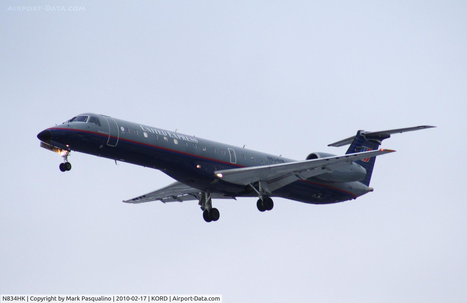 N834HK, 2000 Embraer ERJ-145LR (EMB-145LR) C/N 145269, EMB-135LR
