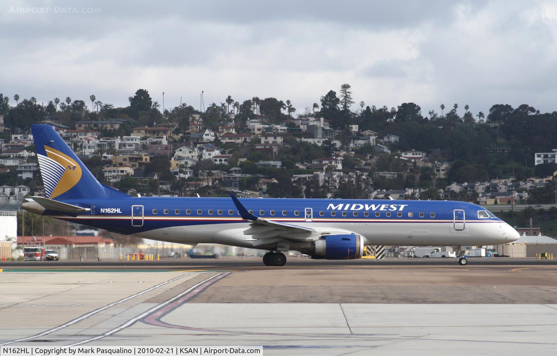 N162HL, 2008 Embraer 190AR (ERJ-190-100IGW) C/N 19000231, ERJ 190-100 IGW