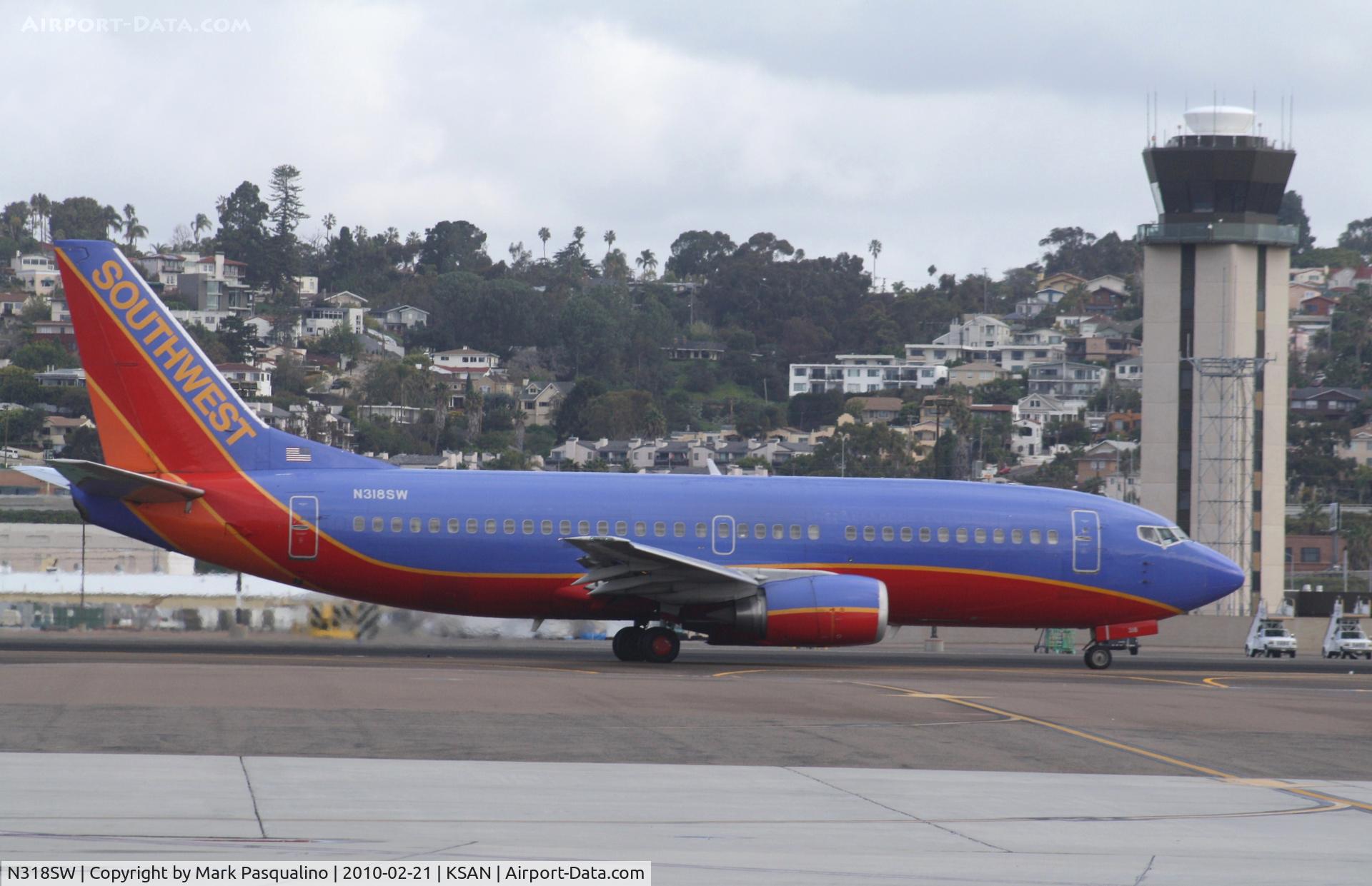 N318SW, 1986 Boeing 737-3H4 C/N 23339, Boeing 737-300