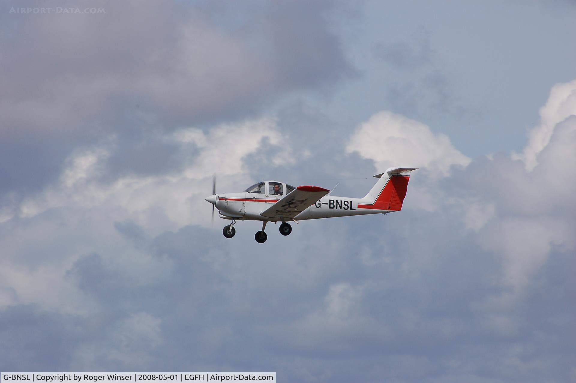 G-BNSL, 1981 Piper PA-38-112 Tomahawk Tomahawk C/N 38-81A0086, Departing Swansea Airport