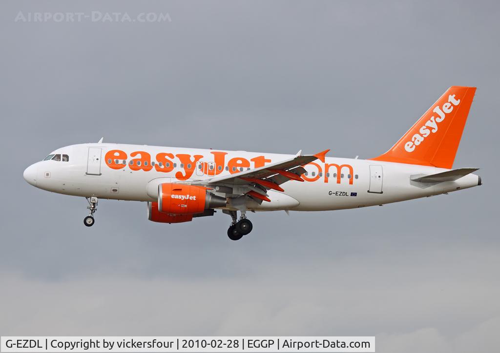 G-EZDL, 2008 Airbus A319-111 C/N 3569, Easyjet