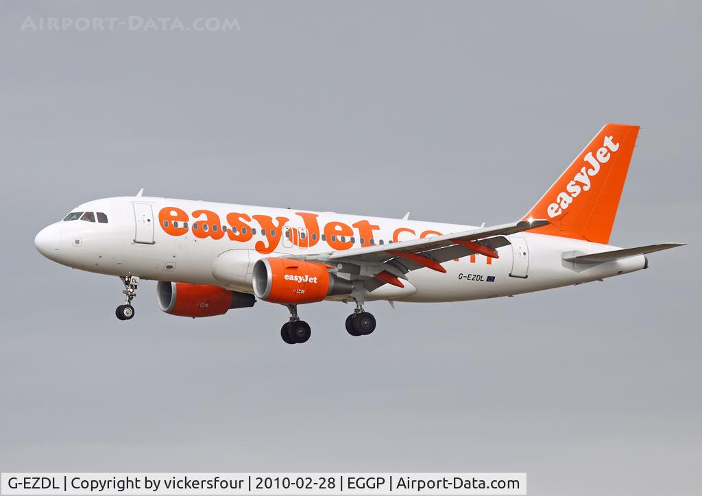 G-EZDL, 2008 Airbus A319-111 C/N 3569, Easyjet