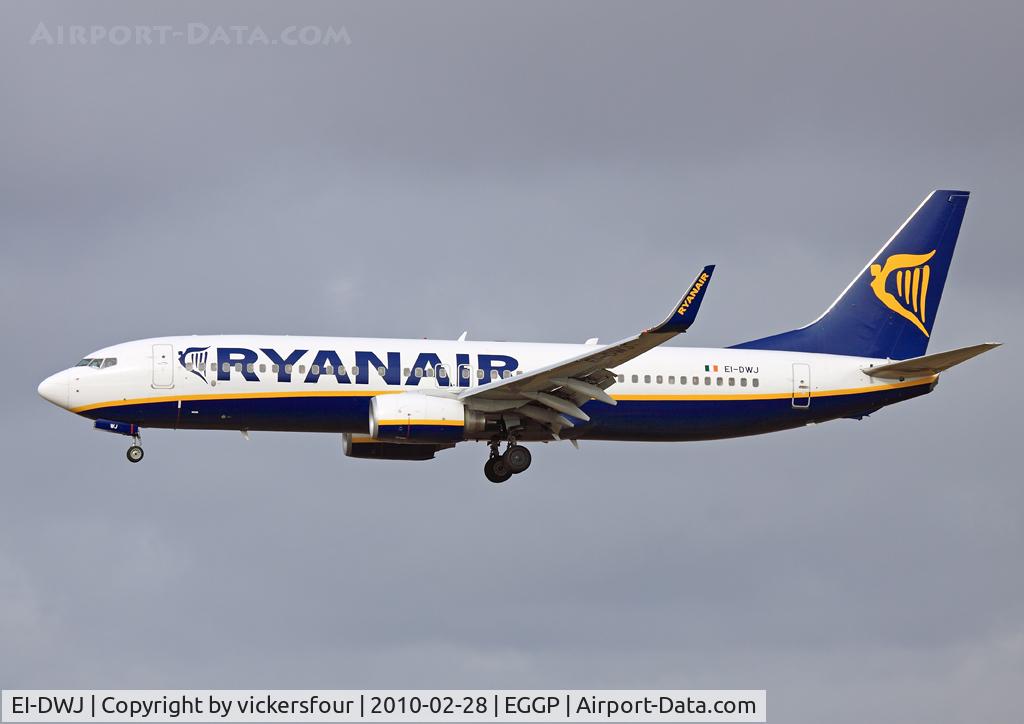 EI-DWJ, 2007 Boeing 737-8AS C/N 36077, Ryanair