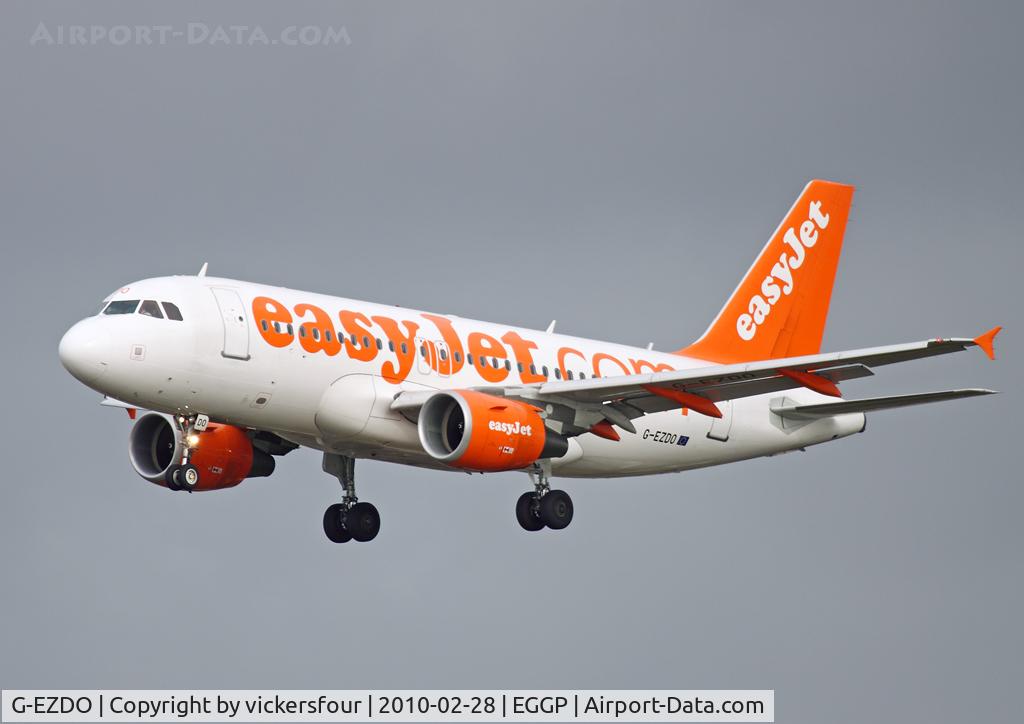 G-EZDO, 2008 Airbus A319-111 C/N 3634, Easyjet