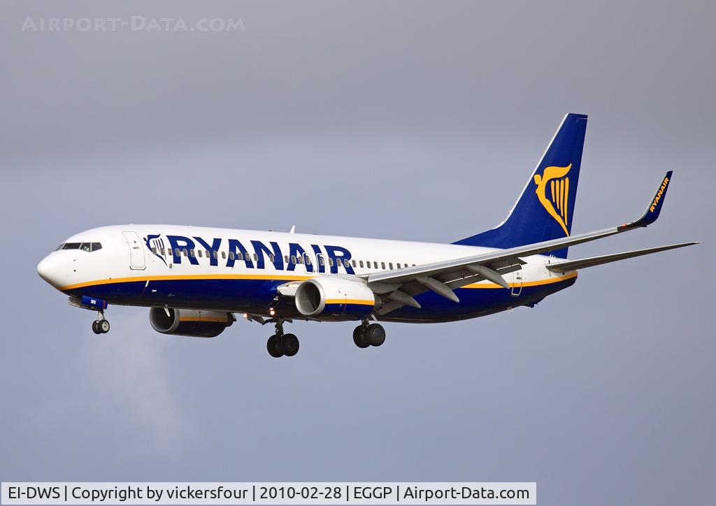 EI-DWS, 2007 Boeing 737-8AS C/N 33625, Ryanair