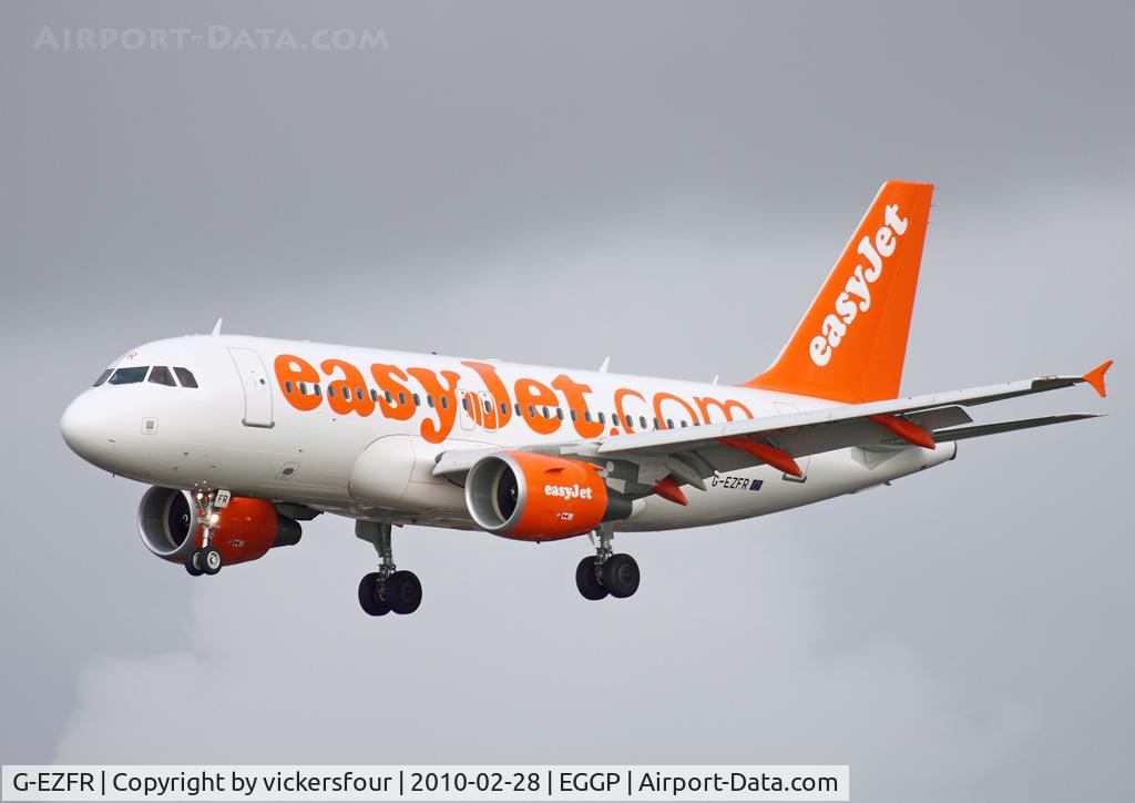 G-EZFR, 2009 Airbus A319-111 C/N 4125, Easyjet