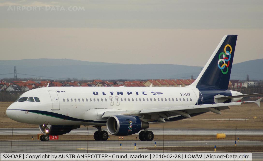 SX-OAF, 2009 Airbus A319-112 C/N 3895, Olympic Airways
