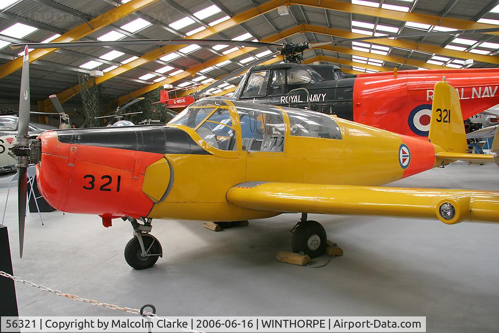 56321, Saab 91B-2 Safir C/N 91-321, Saab 91B-2 Safir at Newark Air Museum, Winthorpe, UK in 2006. In Norwegian AF colours.