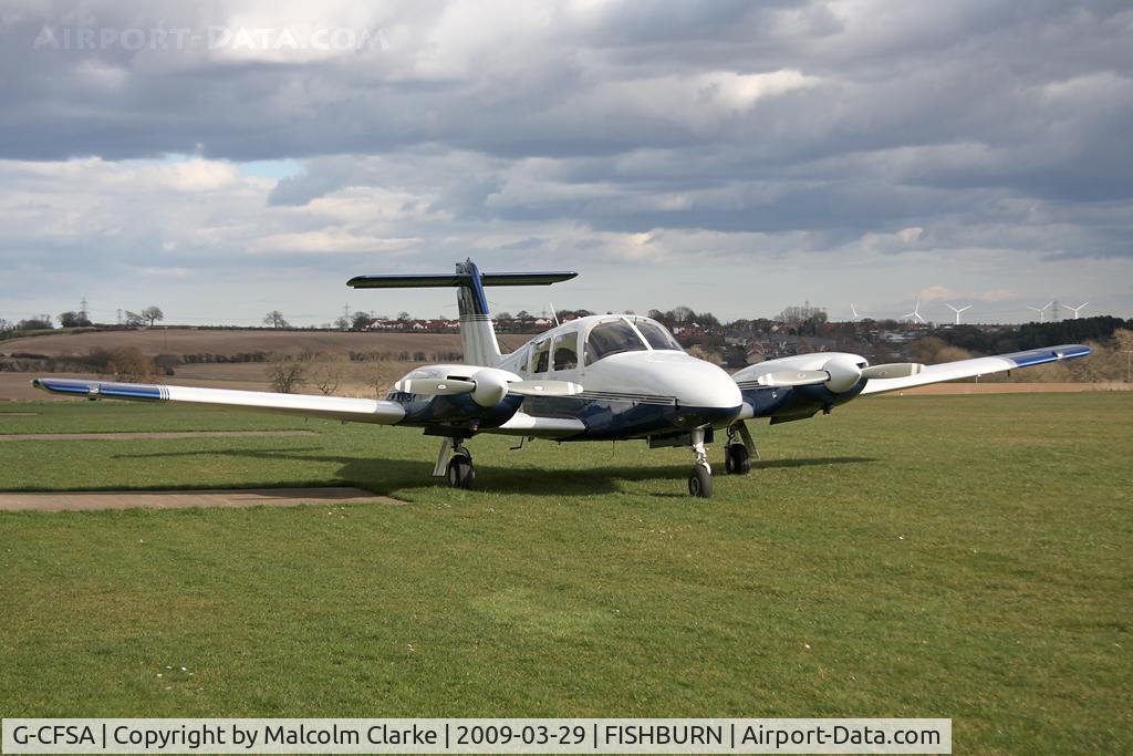 G-CFSA, 2003 Piper PA-44-180 Seminole C/N 4496170, Piper PA-44-180 Seminole at Fishburn Airfield, UK in 2009.