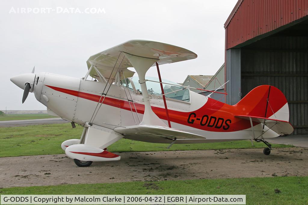 G-ODDS, 1980 Aerotek Pitts S-2A Special C/N 2225, Aerotek Pitts S-2A Special. A competitor at the 2006 British Aerobatic Association John McLean Trophy competition, Breighton Airfield.
