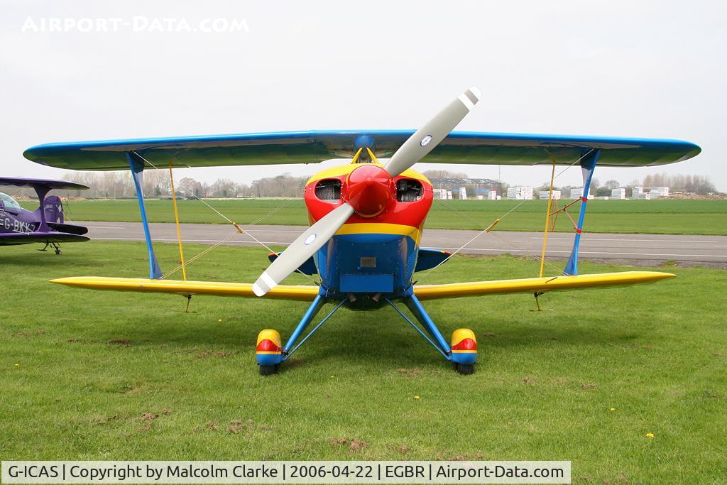 G-ICAS, 1996 Aviat Pitts S-2B Special C/N 5344, Pitts S-2B Special at Breighton Airfield in 2006.