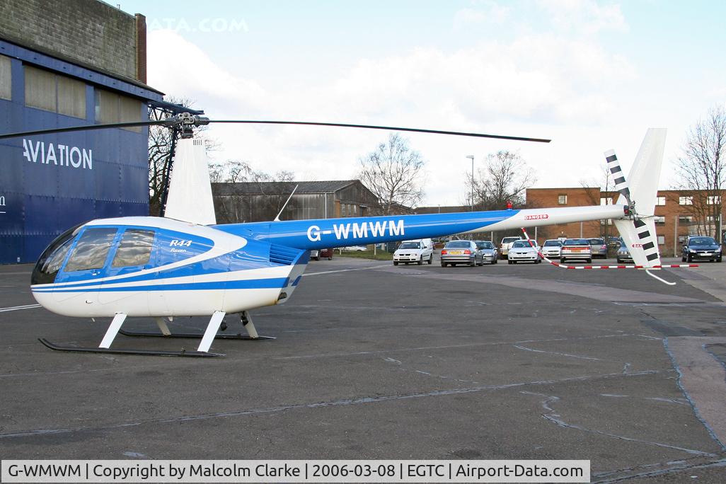 G-WMWM, 2000 Robinson R44 C/N 0767, Robinson R-44 Raven at Cranfield Airport in 2006.