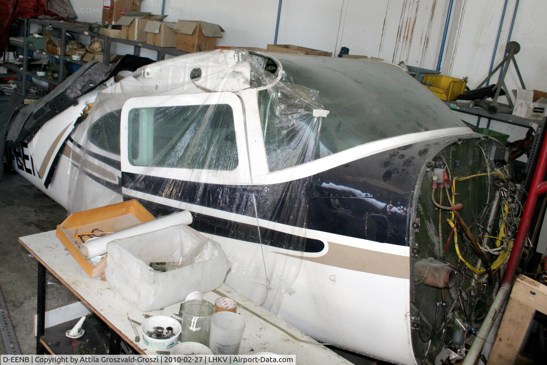 D-EENB, 1973 Cessna 182P Skylane C/N 18262476, Hungary-Kaposújlak airport hangar