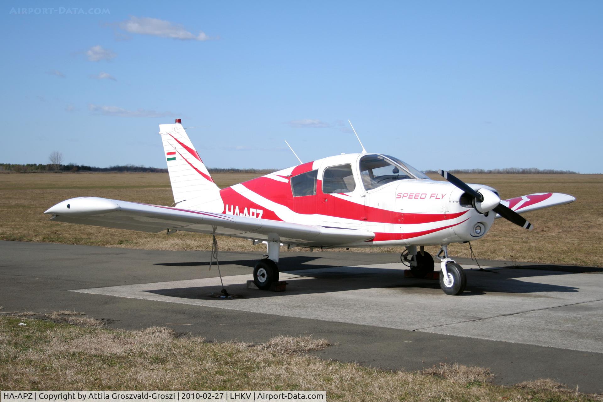 HA-APZ, 1968 Piper PA-28-140 Cherokee Cruiser C/N 28-24125, Hungary-Kaposújlak airport.