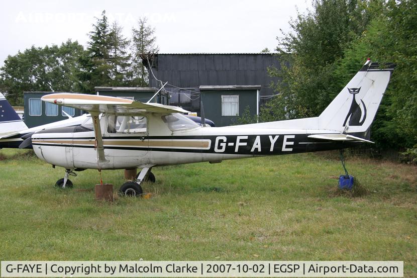 G-FAYE, 1976 Reims F150M C/N 1252, Reims F150M at Peterborough Sibson in 2007. Previously PH-VSK.  