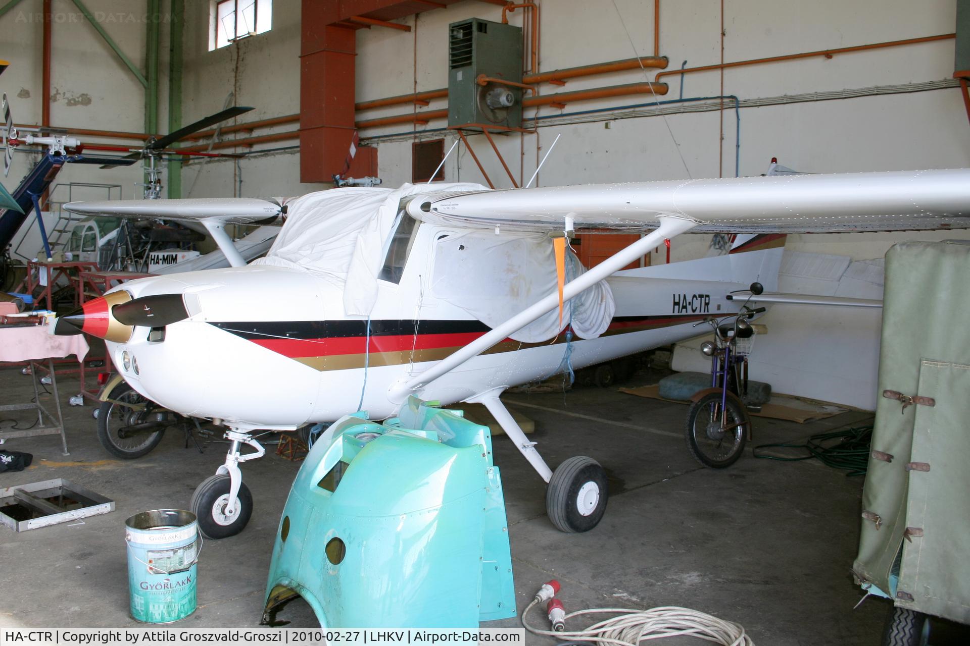 HA-CTR, Reims FRA150L Aerobat C/N 0248, Hungary-Kaposújlak airport hangar
