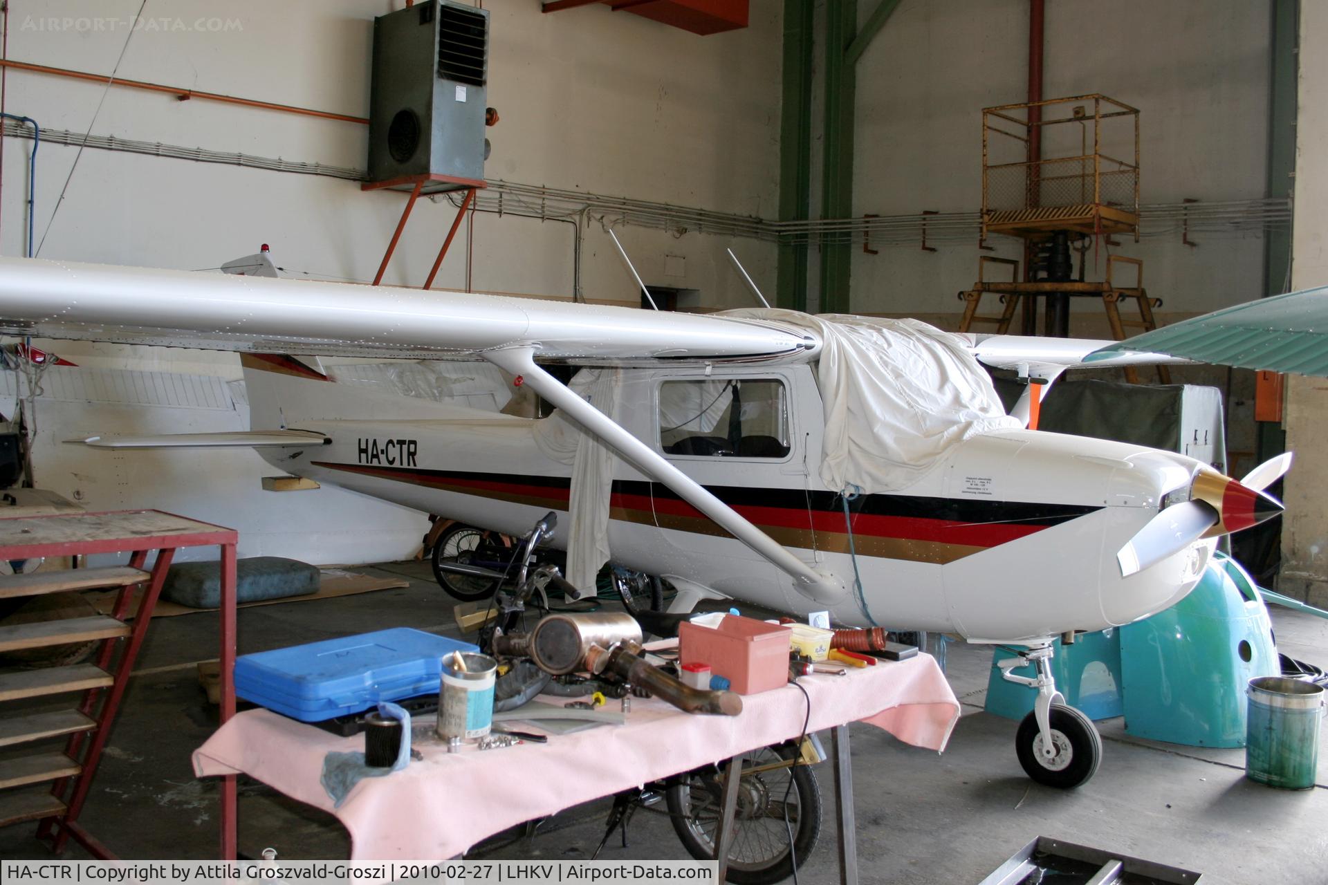 HA-CTR, Reims FRA150L Aerobat C/N 0248, Hungary-Kaposújlak airport hangar