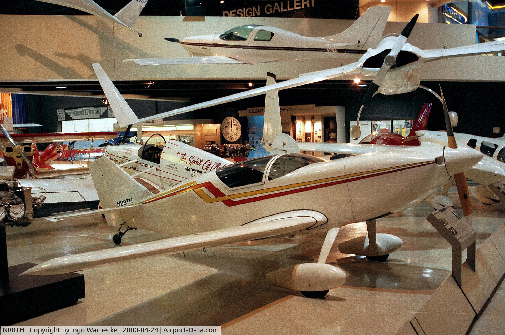 N88TH, 1979 Stoddard-Hamilton Glasair C/N 101, Stoddard-Hamilton Glasair HAM 2 at the EAA-Museum, Oshkosh WI