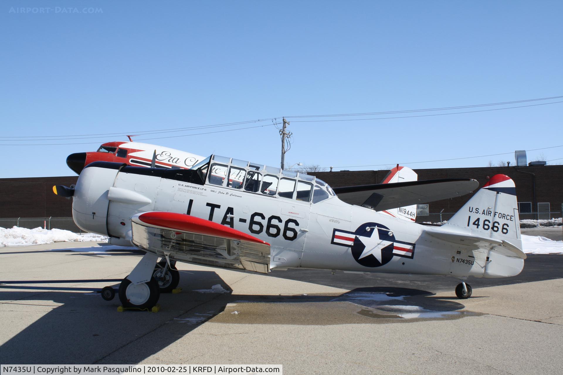 N7435U, 1943 North American AT-6D Texan C/N 88-14666, North American AT-6D