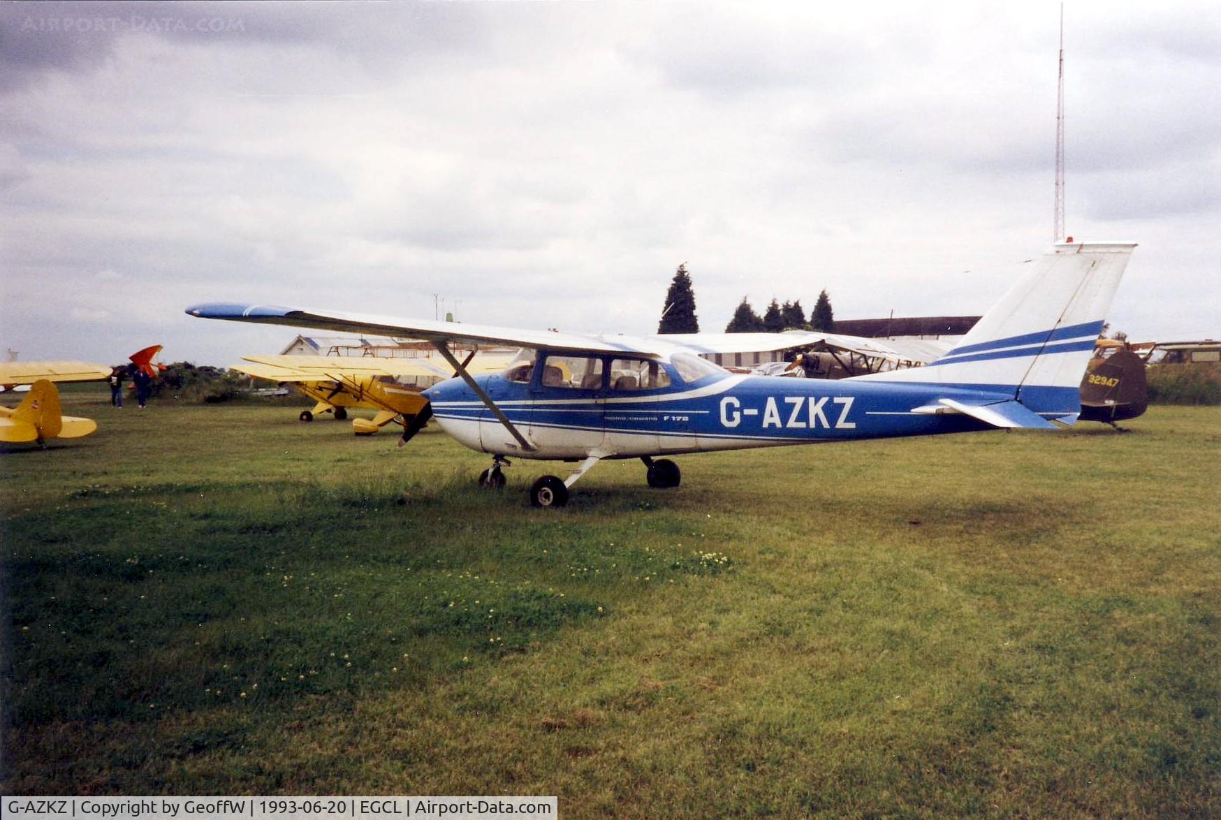 G-AZKZ, 1972 Reims F172L Skyhawk C/N 0814, Taken at a Vintage Piper Fly-in