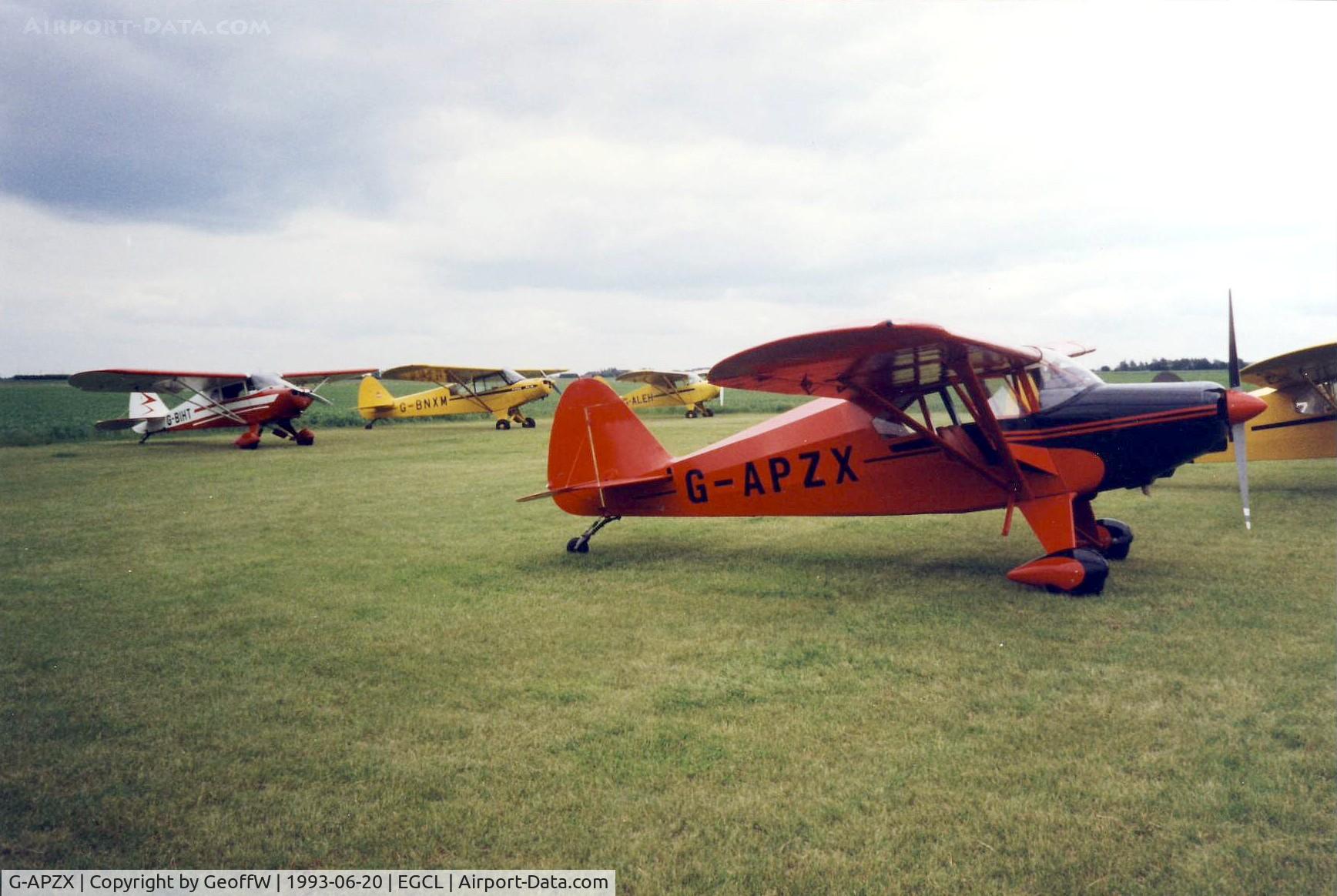 G-APZX, 1957 Piper PA-22-150 Caribbean C/N 22-5181, Taken at a Vintage Piper Fly-in