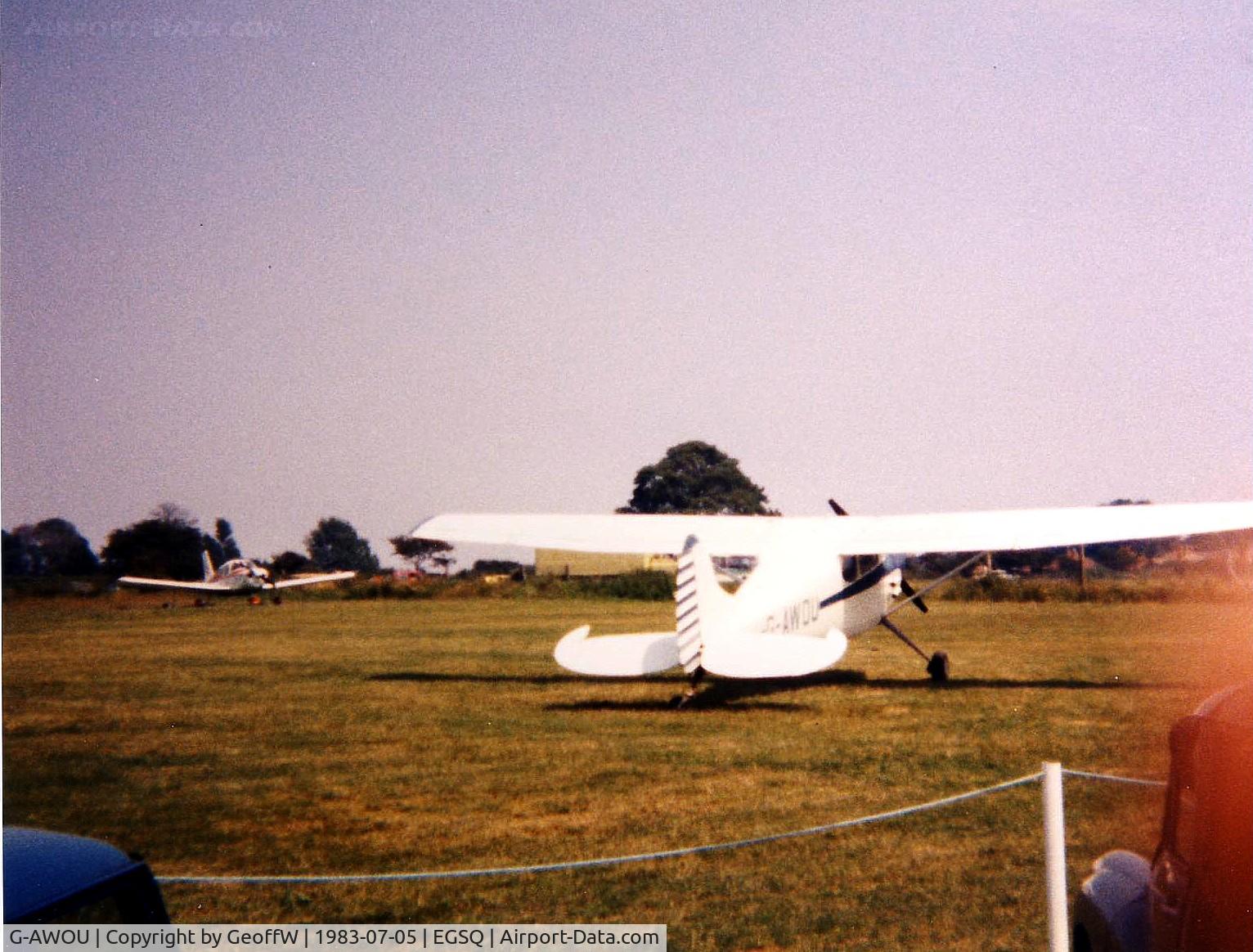 G-AWOU, 1955 Cessna 170B C/N 25829, Cessna 170 Clacton 1983