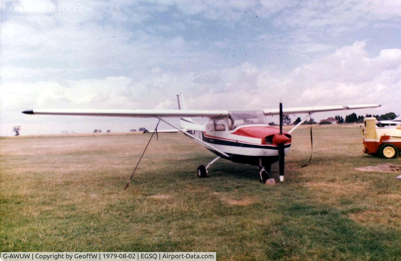 G-AWUW, 1968 Reims F172H Skyhawk C/N 0576, Cessna F172H Clacton 1979