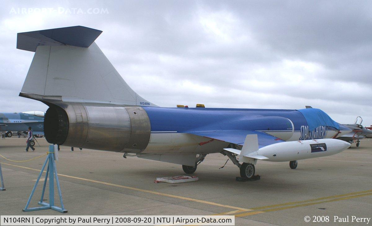 N104RN, 1963 Lockheed CF-104G C/N 104759, Covered up under the overcast
