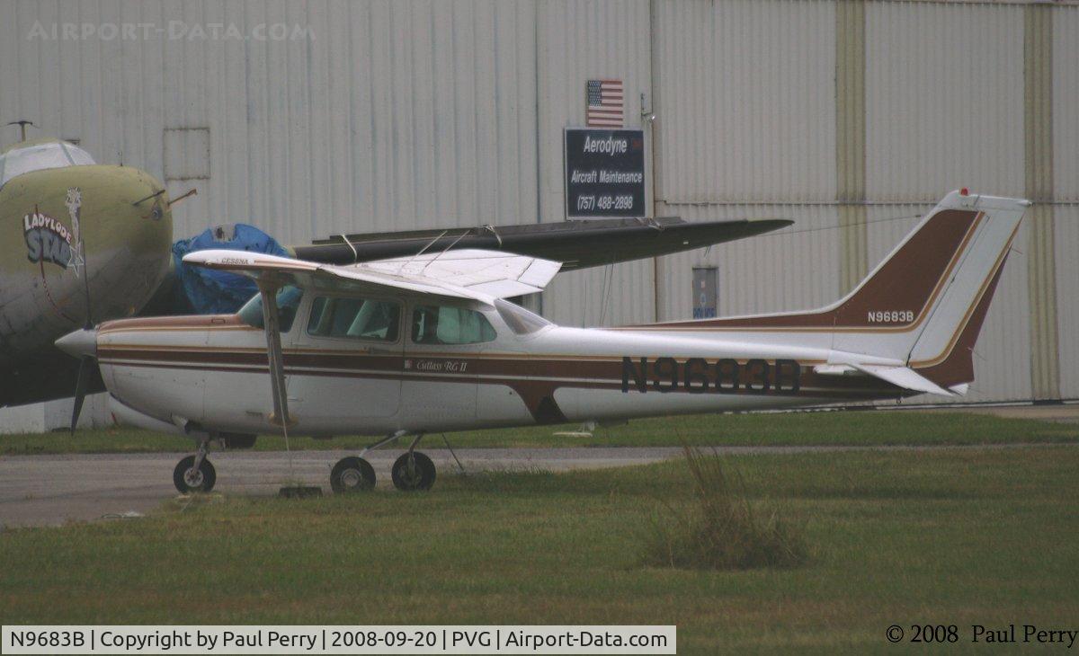 N9683B, 1981 Cessna 172RG Cutlass RG C/N 172RG0966, Parked near the Aerodyne facility