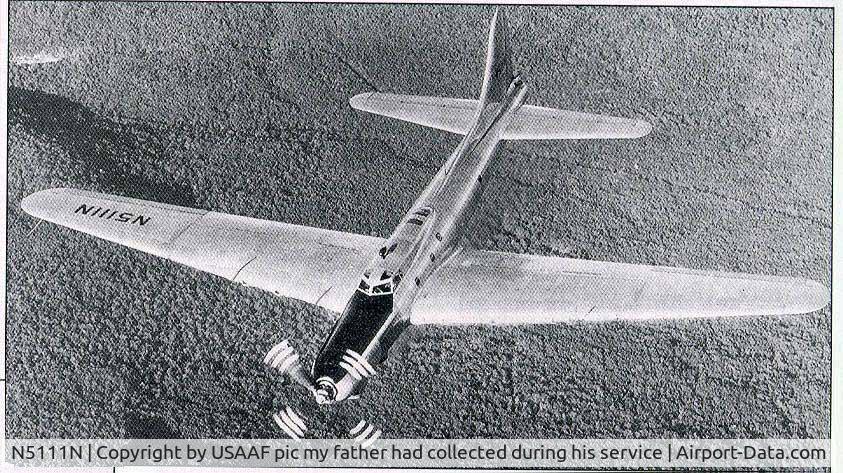 N5111N, 1944 Boeing B-17G Flying Fortress C/N Not found 44-85734, B-17 w/smoothed wings & dual-compound motors in nose