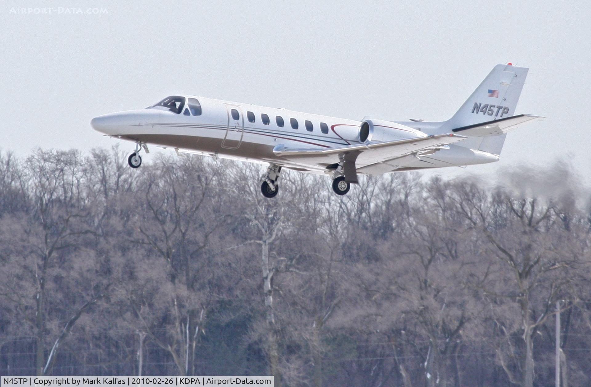 N45TP, 2004 Cessna 560 Citation Encore C/N 560-0668, RENAIR LEASING ASSOCIATES LLC, N45TP departing 2L KDPA for KJAX.