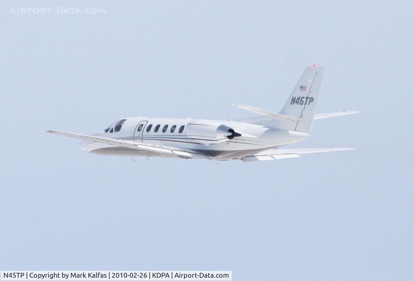 N45TP, 2004 Cessna 560 Citation Encore C/N 560-0668, RENAIR LEASING ASSOCIATES LLC, N45TP departing 2L KDPA for KJAX.