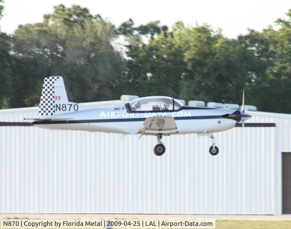 N870, 1993 Pilatus PC-7 C/N 607, Pilatus PC-7